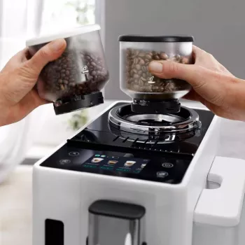 De’Longhi Rivelia EXAM440.55.W Kaffeemaschine Vollautomat Espressomaschine 1,4 l