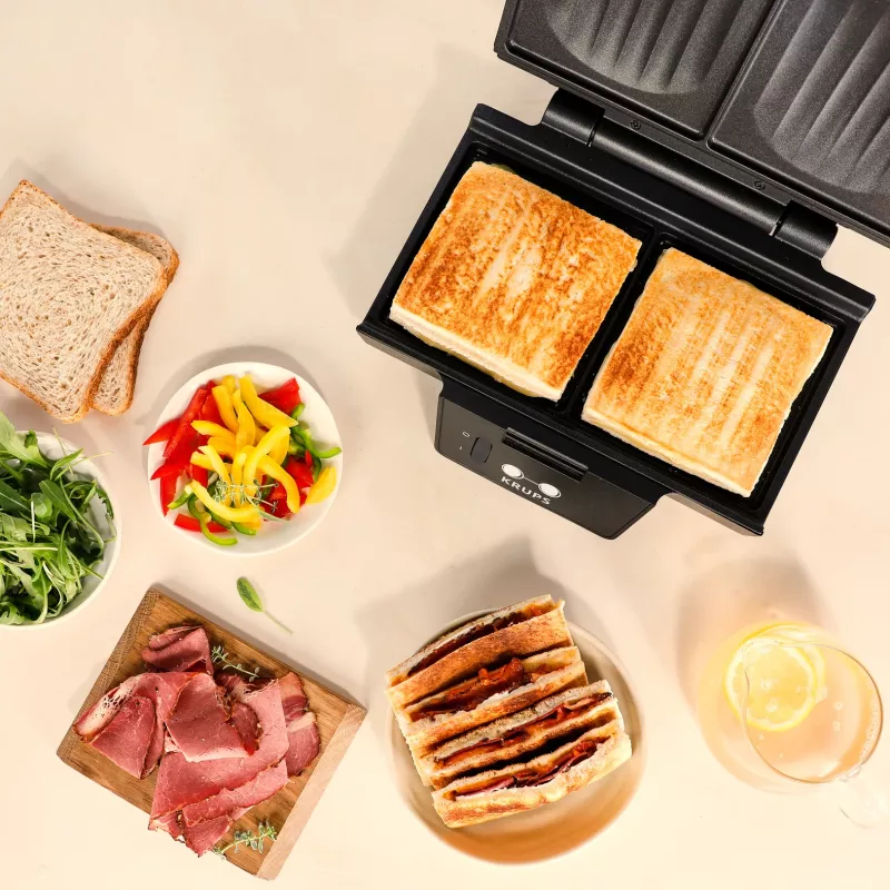Krups FDK Iconic FDK462 Sandwichmaker 850 W Schwarz