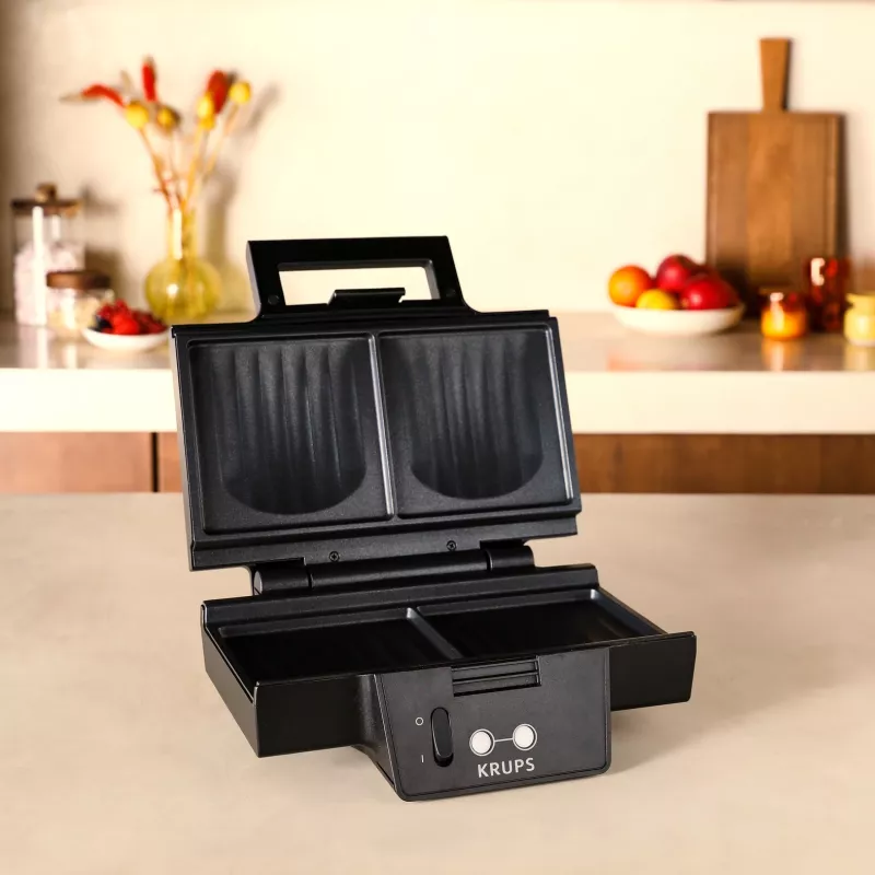 Krups FDK Iconic FDK462 Sandwichmaker 850 W Schwarz