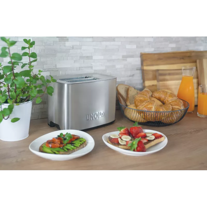 Toaster Unold Esge 38216, 2-Scheiben-Toaster mit einstellbarer Bräunungssteuerung