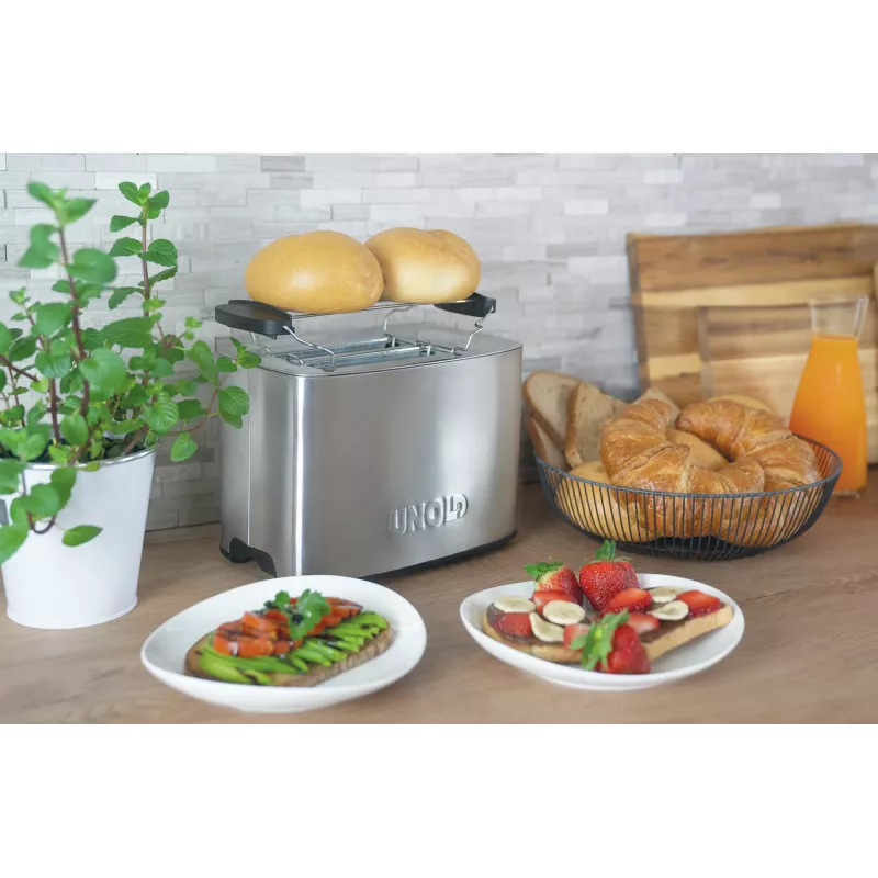Toaster Unold Esge 38216, 2-Scheiben-Toaster mit einstellbarer Bräunungssteuerung