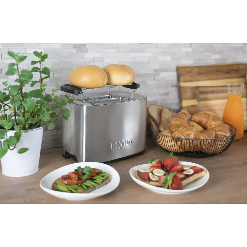 Toaster Unold Tom 38266 4 Scheiben Edelstahl 1200 W