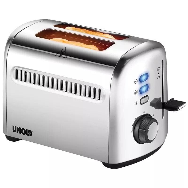 Toaster Unold 2er Retro 7 2 Scheiben 750 W Edelstahl