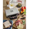 WMF 0415150011 Sandwichmaker 800 W Schwarz, Silber