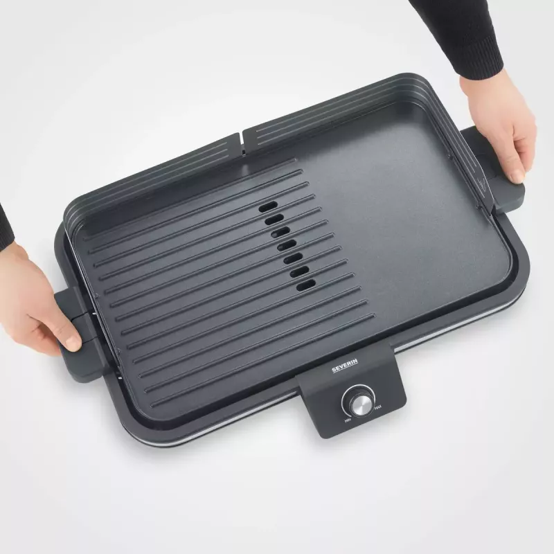 Kontaktgrill Severin PG 8564 2300 W Schwarz Edelstahl
