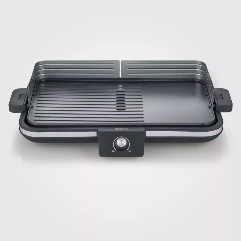 Kontaktgrill Severin PG 8564 2300 W Schwarz Edelstahl