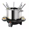 Elektrisches Fondue Unold 48645 1,5L 8 Personen Schwarz Silber