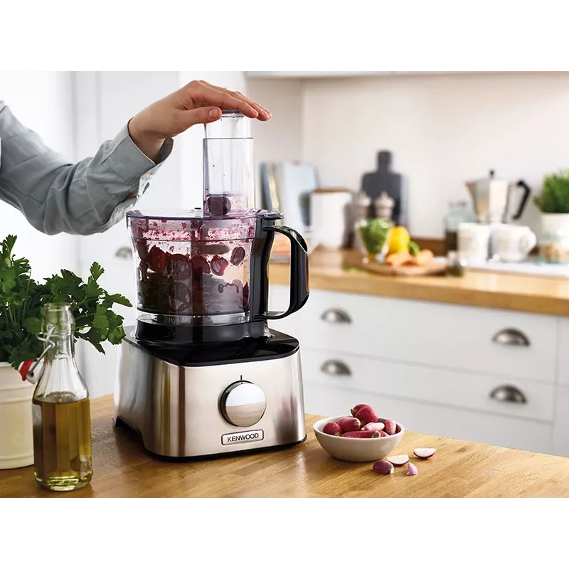 Kenwood FDM301SS Küchenmaschine 800 W 2,1 L Schwarz, Edelstahl Integrierte Waage