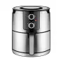 Unold 58655 Fritteuse Double 5 L 1400 W Heißluftfritteuse Schwarz, Edelstahl