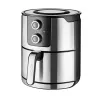 Unold 58655 Fritteuse Double 5 L 1400 W Heißluftfritteuse Schwarz, Edelstahl