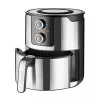 Unold 58655 Fritteuse Double 5 L 1400 W Heißluftfritteuse Schwarz, Edelstahl