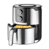 Unold 58655 Fritteuse Double 5 L 1400 W Heißluftfritteuse Schwarz, Edelstahl