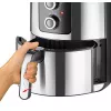 Unold 58655 Fritteuse Double 5 L 1400 W Heißluftfritteuse Schwarz, Edelstahl