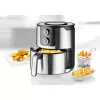 Unold 58655 Fritteuse Double 5 L 1400 W Heißluftfritteuse Schwarz, Edelstahl