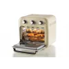 Ariete 4632 Heißluftfritteuse und Backofen Vintage, 1400W, 2in1, Fassungsvermögen 16L, Zubehör inklusive, Timer 60 Minuten, Doppelglas, Beige
