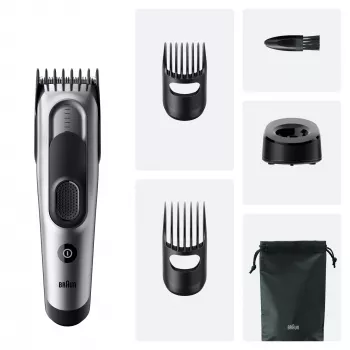 Braun HC7590 Haartrimmer/Schneider Schwarz, Silber 17 Nickel-Metallhydrid (NiMH)