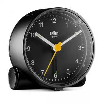 Braun BC01B Quarz-Wecker Schwarz