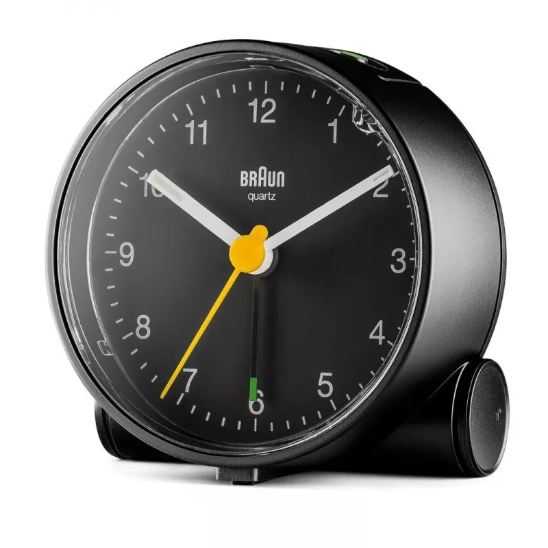 Braun BC01B Quarz-Wecker Schwarz