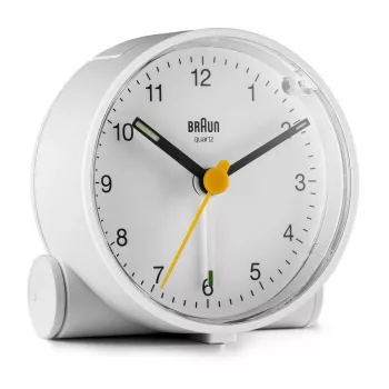 Braun BC01W Quarz-Wecker Weiß