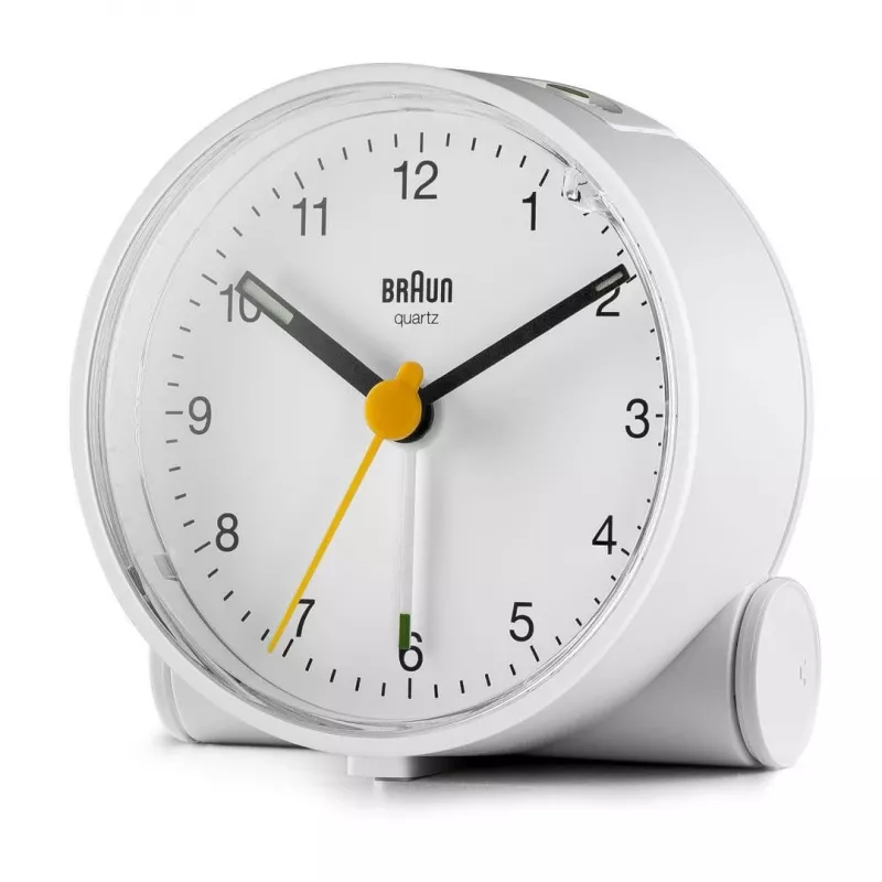 Braun BC01W Quarz-Wecker Weiß