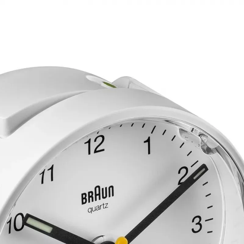 Braun BC01W Quarz-Wecker Weiß