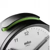 Braun BC12BW Quarz-Wecker Schwarz, Weiß