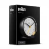 Braun BC12BW Quarz-Wecker Schwarz, Weiß