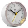 Braun BC12 Quarz-Wecker Pink, Weiß