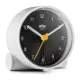 Braun BC01WB Quarz-Wecker Schwarz, Weiß