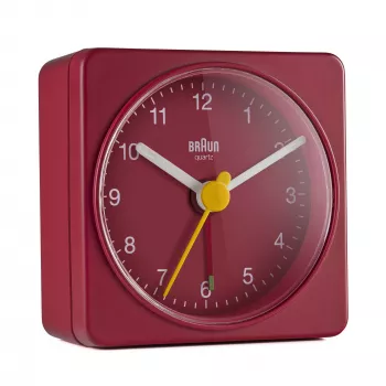 Braun BC02R Wecker Quarzuhr Rot