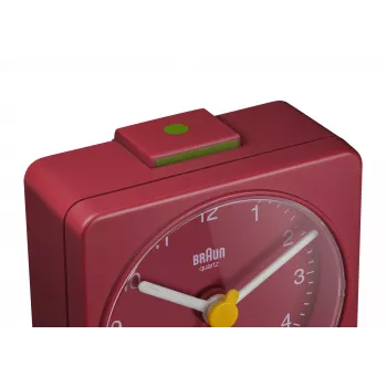 Braun BC02R Wecker Quarzuhr Rot