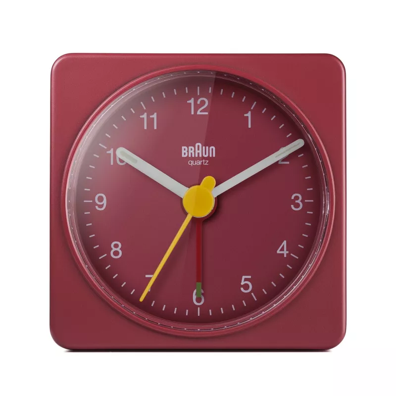 Braun BC02R Wecker Quarzuhr Rot