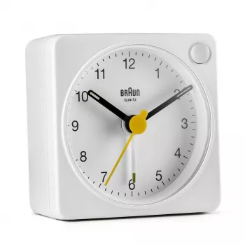 Braun BC02XW Quarz-Wecker Weiß