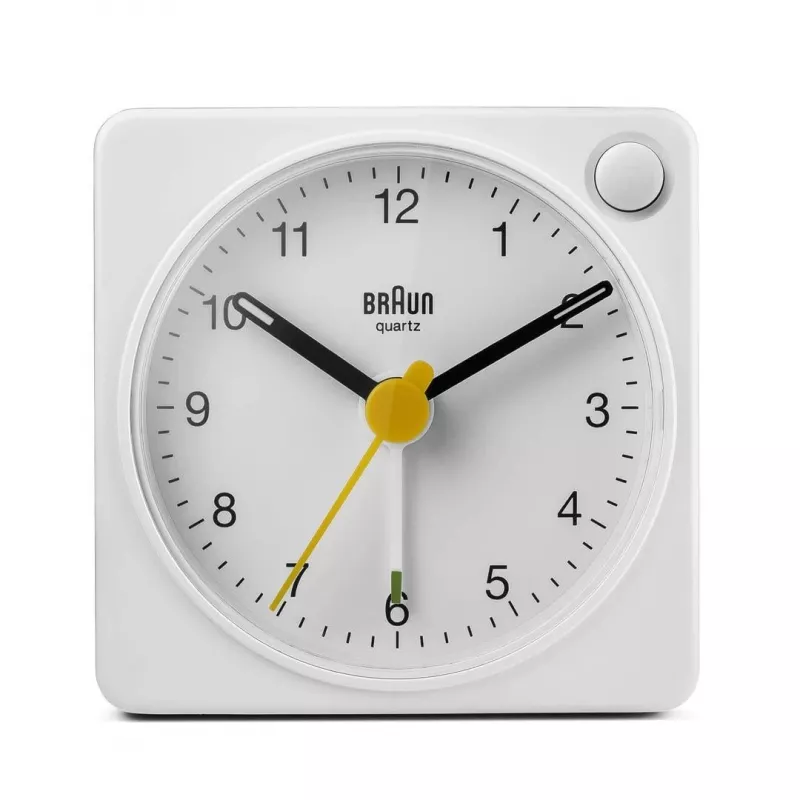 Braun BC02XW Quarz-Wecker Weiß
