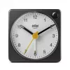 Braun BC02XBW Quarz-Wecker Schwarz, Weiß