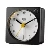 Braun BC02XBW Quarz-Wecker Schwarz, Weiß