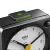 Braun BC02XBW Quarz-Wecker Schwarz, Weiß