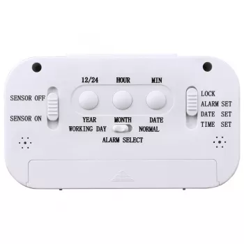 Hama RC 660 Digitaler Wecker Weiß