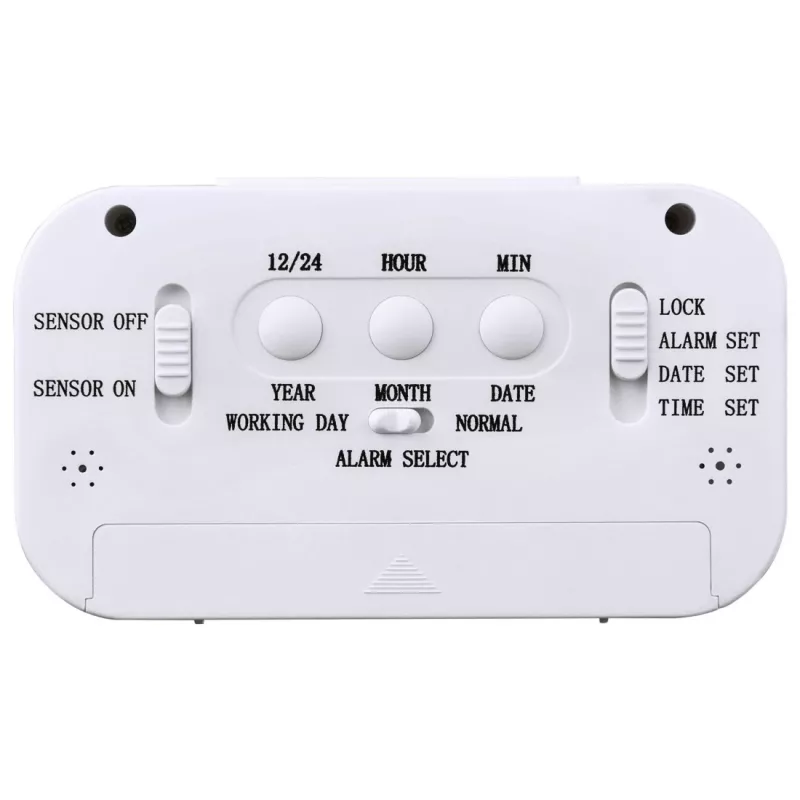 Hama RC 660 Digitaler Wecker Weiß