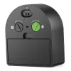 Braun BC22 Quarz-Wecker Schwarz, Gelb