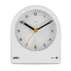 Braun BC22 Quarz-Wecker Weiß, Gelb