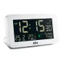 Digitaler Wecker Braun BC10 Weiß LCD Hintergrundbeleuchtung
