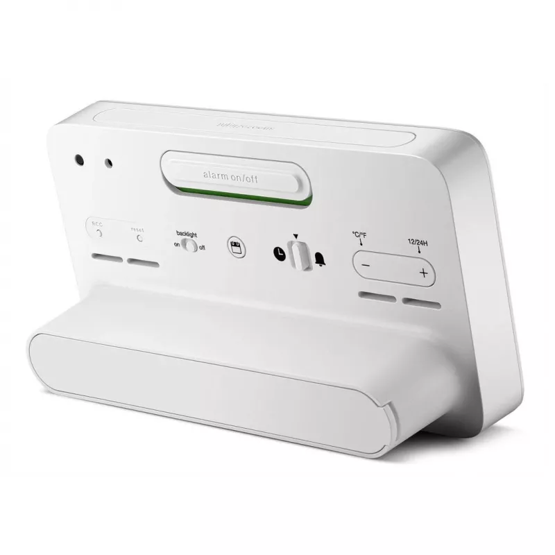 Digitaler Wecker Braun BC10 Weiß LCD Hintergrundbeleuchtung