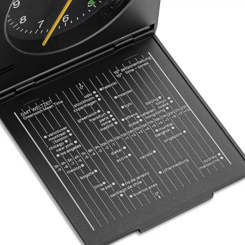 Alarm Clock BRAUN BC 05 B Quartz Foldable Schwarz — kompakter Reise-Wecker