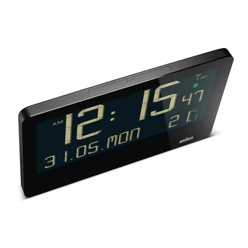 Braun BC14B-DCF Wand-/Tischuhr Funkwecker Rechteckig Schwarz