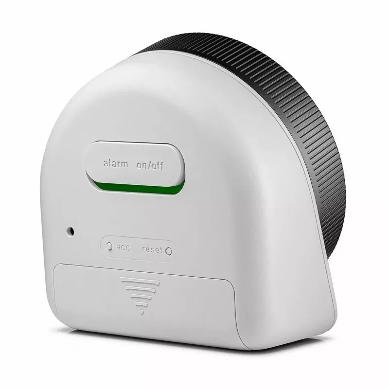 Braun BC24W-DCF Wand-/Tischuhr Funkwecker Rechteck Schwarz, Weiß