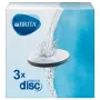 Wasserfilterscheibe BRITA MicroDisc, Aktivkohle aus Kokosnussschalen, filtert Partikel ≥15 µm, 3er-Pack