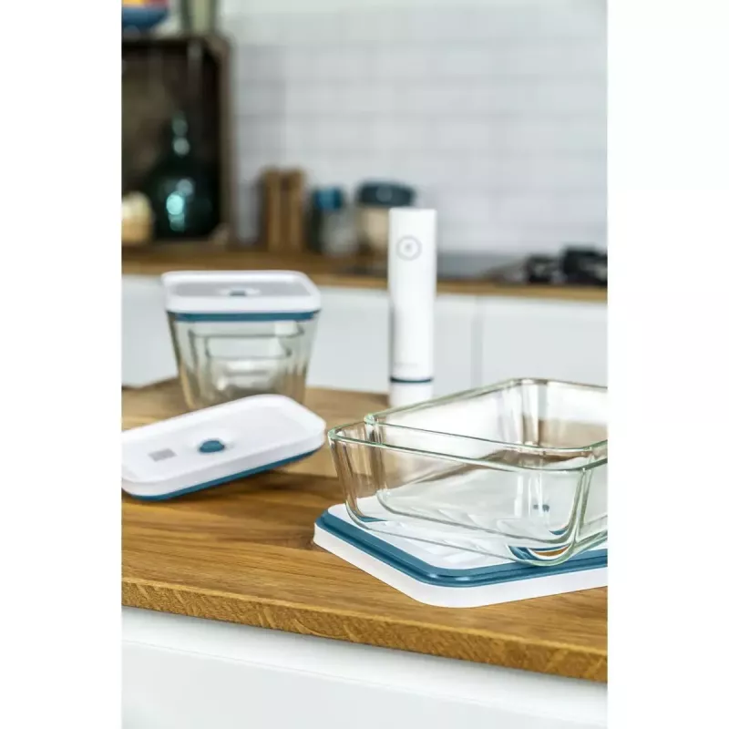 Container ZWILLING Fresh & Save Rechteckig 2,2 L Transparent Weiß