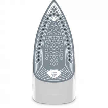Tefal Express Steam FV2835E0 Dampfbügeleisen Trocken- & Dampfbügeleisen Cerilium-Bügelsohle 2400 W Lila, Weiß