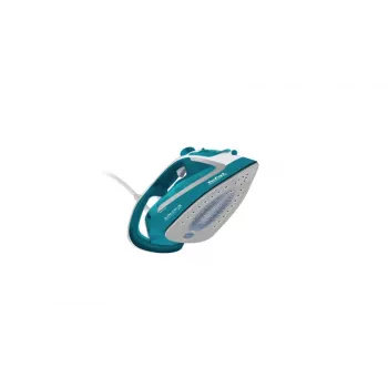 Tefal EasyGliss Plus FV5737 Trocken- & Dampfbügeleisen Durilium-Bügelsohle 2500 W Türkis, Weiß